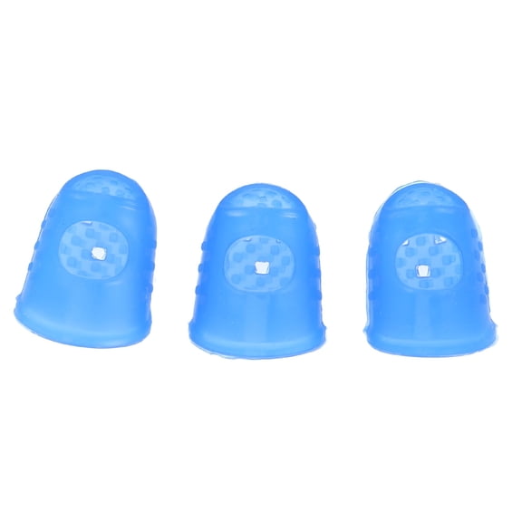 TUWAFE 3 Pack Silicone Fingertip Protectors, Latex-Free Thumb Grips For Office Paperwork, Crafting, Electronic Repair, And String Instruments