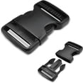 TUWAFE 3 Pcs 1-1/2 Inch Plastic Buckles for Strap Replacement, Quick ...