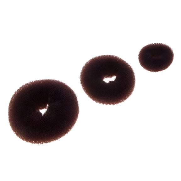 TUWAFE 3 Size Hair Styling Donut Bun Making Sock Bump
