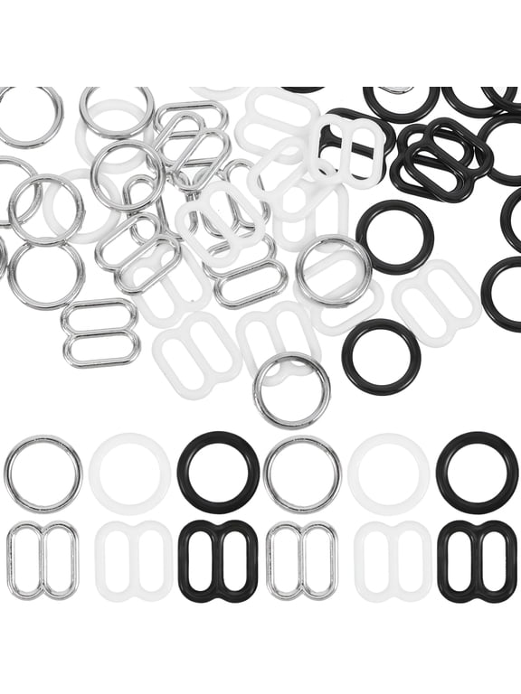 30 Pairs Bra Strap Hooks, Portable Adjuster Clips for Lingerie