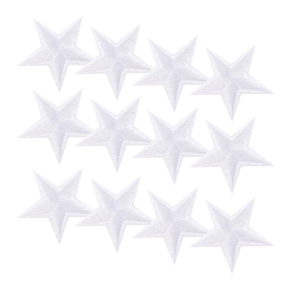 TUWAFE 50 Pcs Embroidery Star Patches Sewing Stars Embroidered Appliques