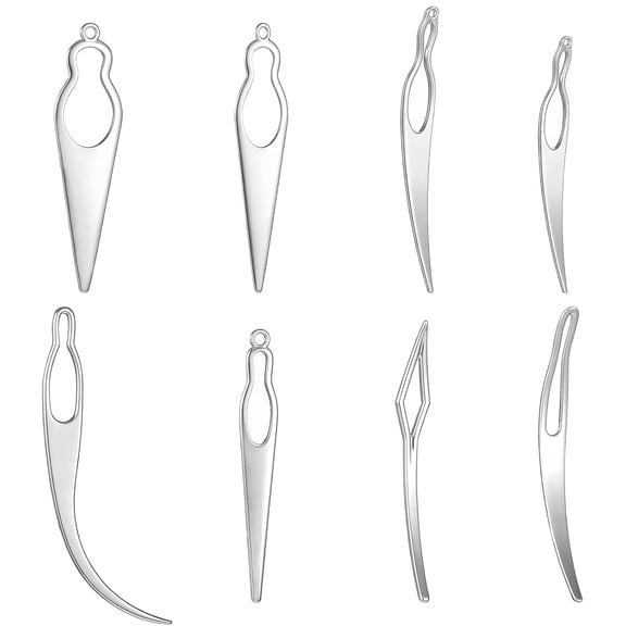 TUWAFE 8Pcs Interlocking Tool for Locs,Loc Tools for Interlocking,Retighten Tool Loc Crochet Needle,Dreadlock Extensions Needle for Dreads Hair Tightening with 8Pcs and Crochet Needle Loc Needle