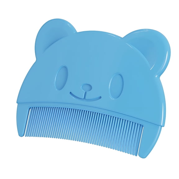 TUWAFE Baby Scalp Comb with Soft Bristles, Gentle Newborn Hair Brush for Cradle Cap, Curved Plastic Bathing Tool for Infant Massage and Daily Grooming