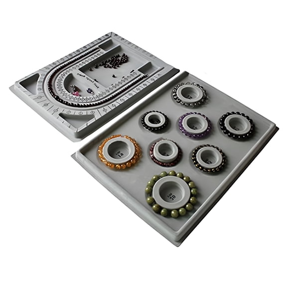 TUWAFE Bead Board Bracelet Beading Tray Necklace Design DIY Craft Jewelry Meter Panel