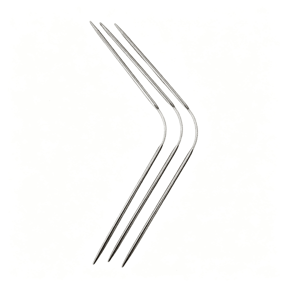 TUWAFE Double Pointed Knitting Needles,9",Set of 3 Dpn Needless (9" Size 2.5Mm) Knitting Loom