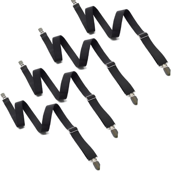 TUWAFE Extend 20"To 78"Adjustable 4-Piece under Sofa,Mattress,Bed Sheet Fastener,Long Strap Clip Bands