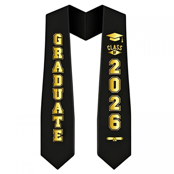 TUWAFE Graduation Stole,Class of 2026 Congratulations Sash,Personalized Graduation Gifts with Name&Photo Personalized Congratulation Senior Sash with Text,Photo,Gift for Graduation