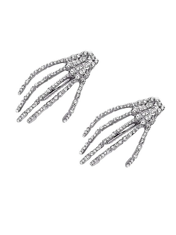 Halloween Costumes Hair Clips Accessories Skeleton,Halloween Hair Clips Skeleton Hand Bone Hair Claws Barettes Pins