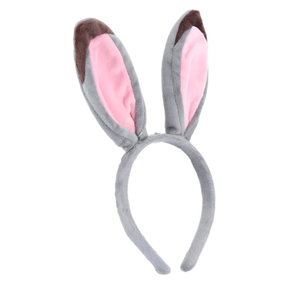 TUWAFE Handmade Simulation Fox Ears Hair Band Movable Cat Ears Hair Hoop Plush Animal Ear Headband Headdress Props(Orange)