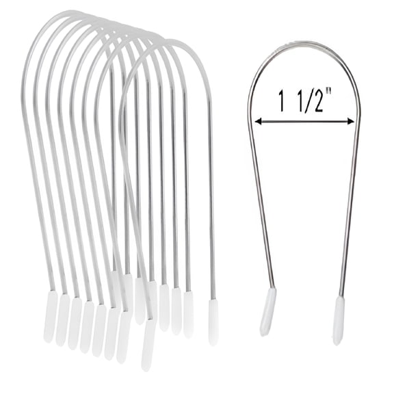 TUWAFE Hot Curler Clips Replacement Kit - Securing Pins for 1 1/2" Hot Rollers