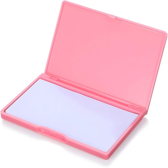 TUWAFE Magnetic Needle Case,Rectangle Pink Needle Holder for Sewing Knitting Crochet,Secure Embroidery Organizer,Needlepoint Accessories&Needle Minder Magnet Storage Case