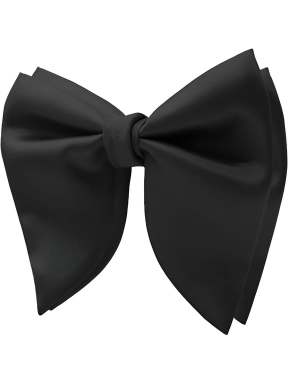 Mens Bow Tie Pre Tied Oversized Bow Ties for Men Satin Bowties for Tuxedo Wedding Party Banquet