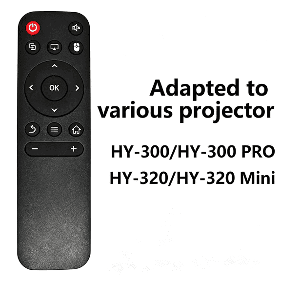 TUWAFE Original Replacement Remote Control for Projector & Gimbal 3/5-Universal Compatible with Projectors, Infrared Ir Remote with Buttons