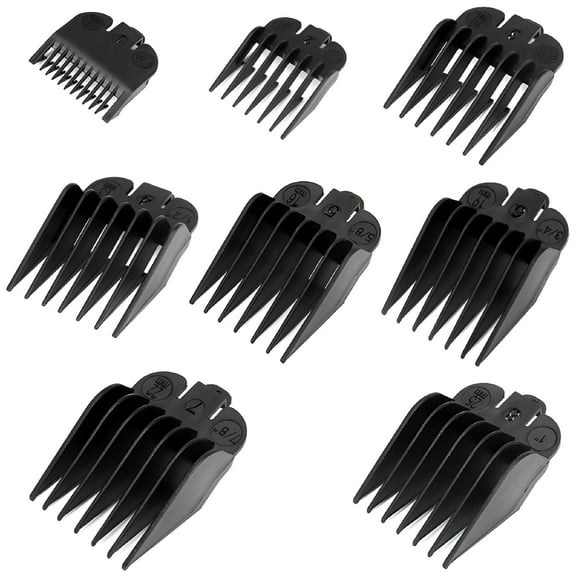 TUWAFE Oversized Hair Clipper Guards, Durable Advanced Cutting Guide Attachment for Precision Grooming, Easy Clean Barber Accessories