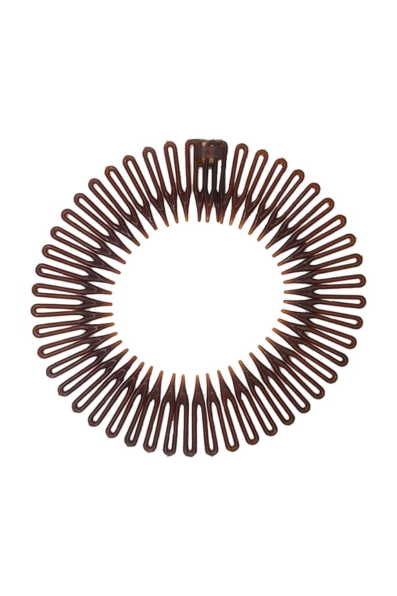 Plastic Zig Zag Sports Headband Band Flexi Comb Hair Bands Plastic Headbands for Women