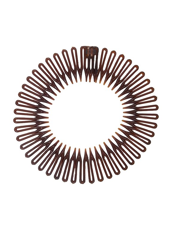 Plastic Zig Zag Sports Headband Band Flexi Comb Hair Bands Plastic Headbands for Women