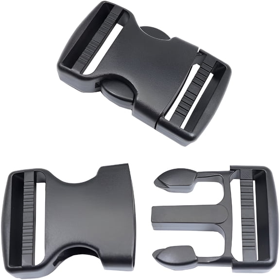 TUWAFE Quick Side Release Buckle,Heavy Duty Plastic Snap Buckle Clip Clasp Fasteners for Backpack Strap