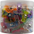 thumbnail image 1 of TUWAFE Sewing Clips,100 Pcs,Sewing Clips for Fabric,Fabric Clips for Sewing and Quilting,Quilting Clips for Binding,Sewing Accessories and Supplies (9 Colors), 1 of 4