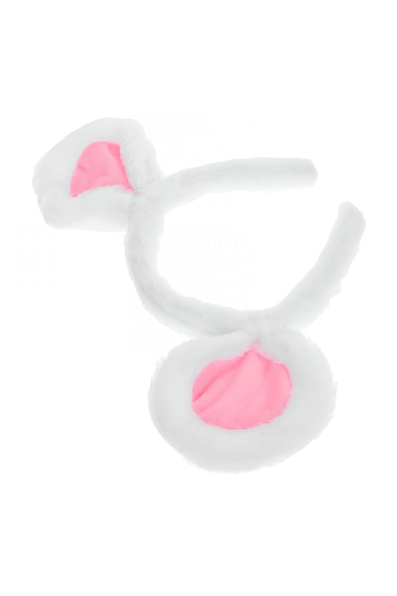 Winter Bear Ears Headband Women Warm Stuffed Animal Makeup Hair Hoop Cartoon Party Accessory Bear Ears Adult