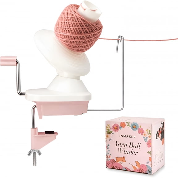 TUWAFE Yarn Winder, Ball Winder for Crocheting & Knitting, Quick Install Portable Yarn Spinner, Essential Tool for Crafting Enthusiasts