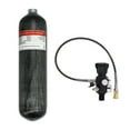 thumbnail image 1 of TUXING 183ci/3L CE Carbon Fiber Paintball Tank with Dual Gauge Valve,PCP Tank 4500 psi,Complete PCP Airgun Charging System Lightweight Paintball Fill Station, 1 of 2