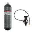 TUXING 4500Psi 4.7L Carbon Fiber Scuba Tank with Paintball Fill Station
