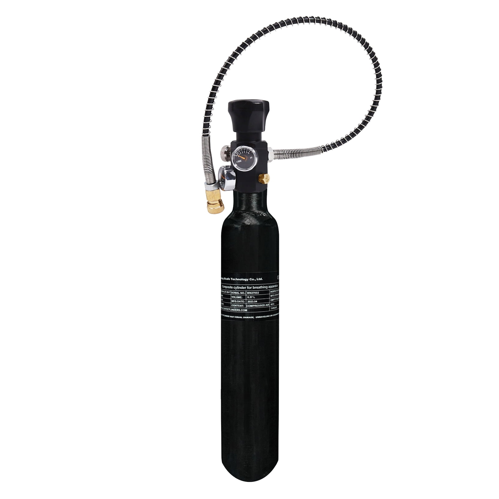 Serbatoio Aria Fibra Di Carbonio TUXING 3L 4500psi - Per PCP, Paintball E Subacquea - Foto 7