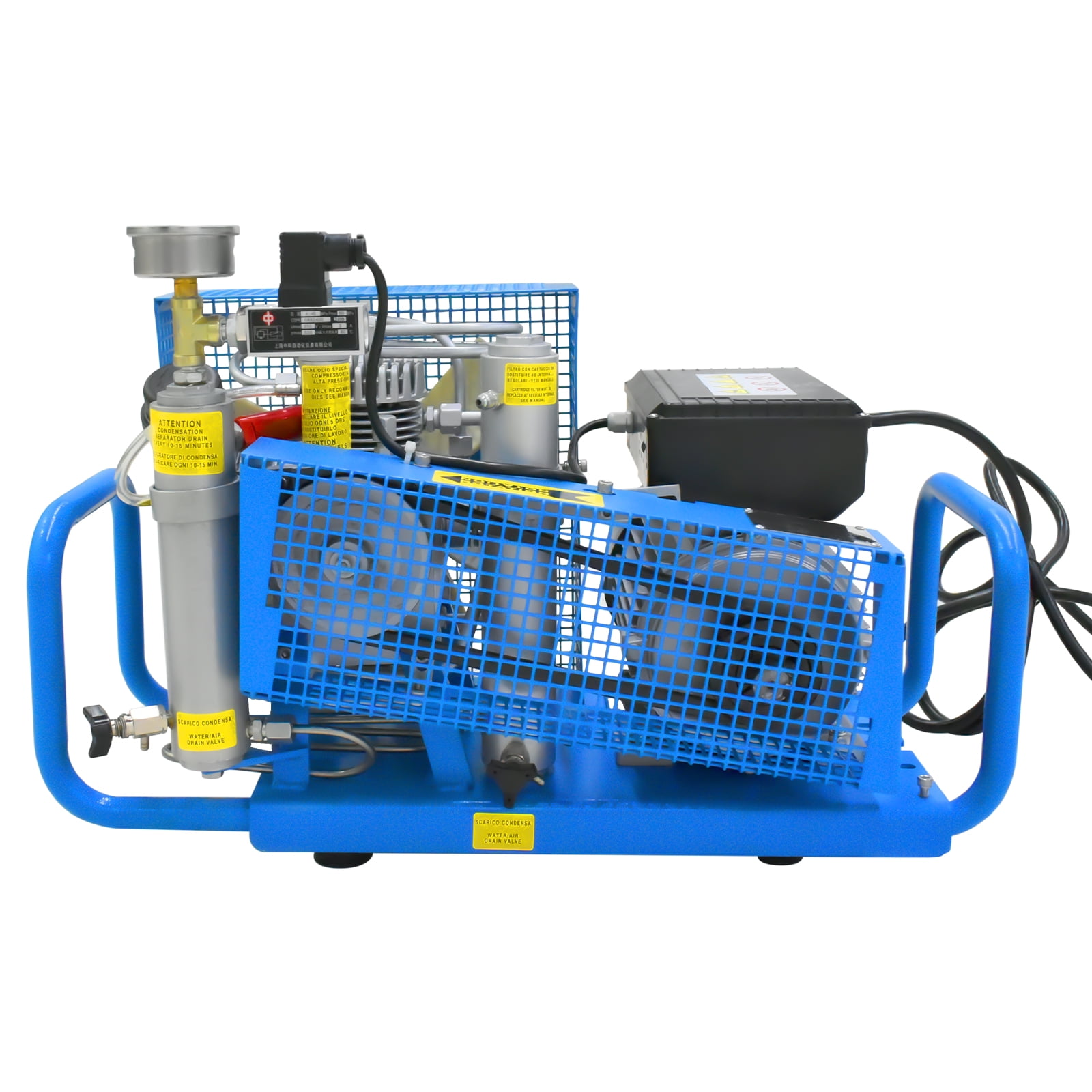 TUXING 4500Psi Pcp Air Compressor, Scuba Tank Air Compressor, Manual Version,High Pressure