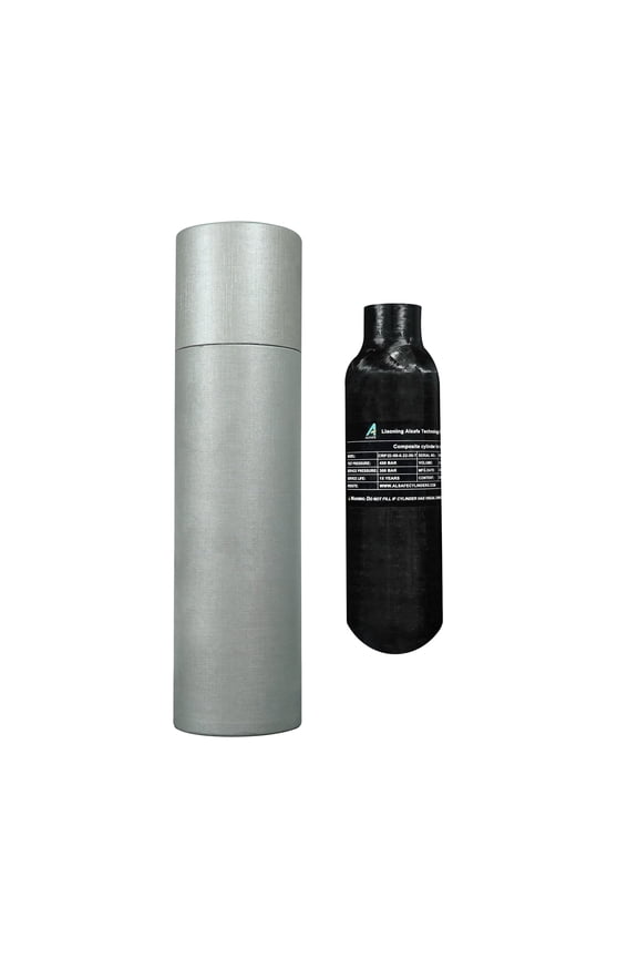4500Psi Pcp Air Tank 0.22L 13Cu in 220cc Carbon Fiber HPA Tank,Gas Cylinder,Paintball Hunting for PCP Air Rifle Gun Daystate and FX Thread M18 * 1.5