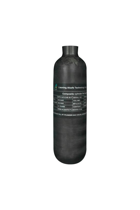 4500Psi Carbon Fiber Air Tank,0.48L/480CC/29Cu in Pcp Air Tank,HPA Composite Cylinder for PCP Airgun Charging System Paintball Fill Station