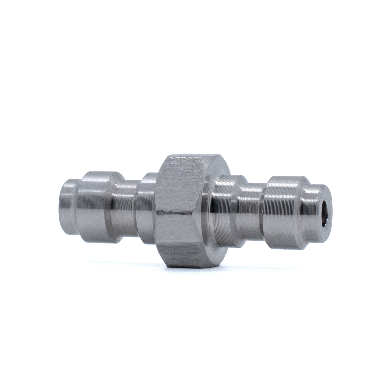 1/8" NPT Female To 1/8" BSPP Female Stainless Steel High-Pressure Adapter For PCP/Air Guns