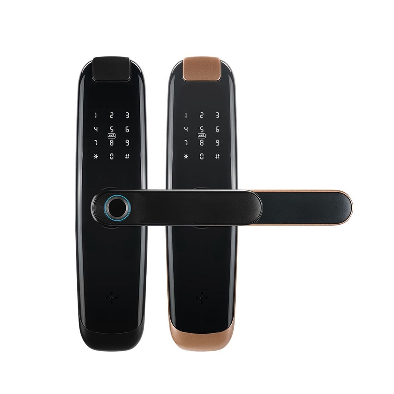 TUYA APP Compatible App Unlock Smart Door Lock for Home Wood Door with