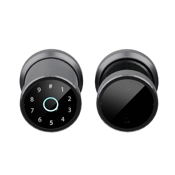 TUYA Fingerprint Doorknob Smart Door Lock Keyless Touch Screen IC Card Password Key Unlock For Office Home Apartment Garage ,Integrated Smart Home