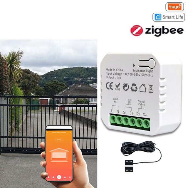 TUYA Smart Garage Door Opener ZIGBEE Remote Control