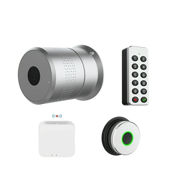 TUYA Smart Lock TTLock M531 Fingerprint Home Remote Control Wireless Original Cylinder Cut Key/Remove Switch SPAIN ,Easy to Use