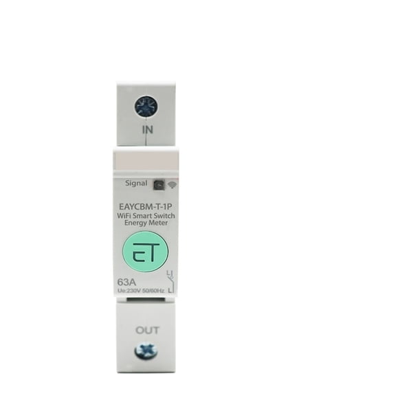 TUYA Smart Voltage Protector Energy Power Meter Timer Relay Switch Circuit Breaker For Smart Home Wireless Remote Control ,User-Friendly