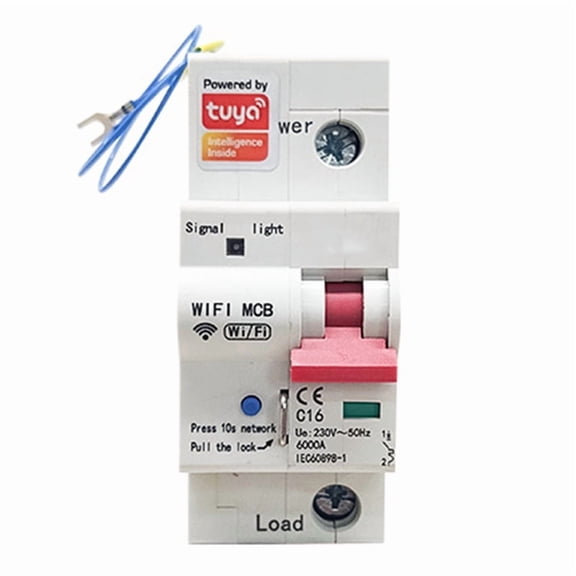 TUYA Smart WIFI Meter 1P Circuit Breaker with Kwh Metering, Monitoring Timer Relay and Leakage Protection 80A