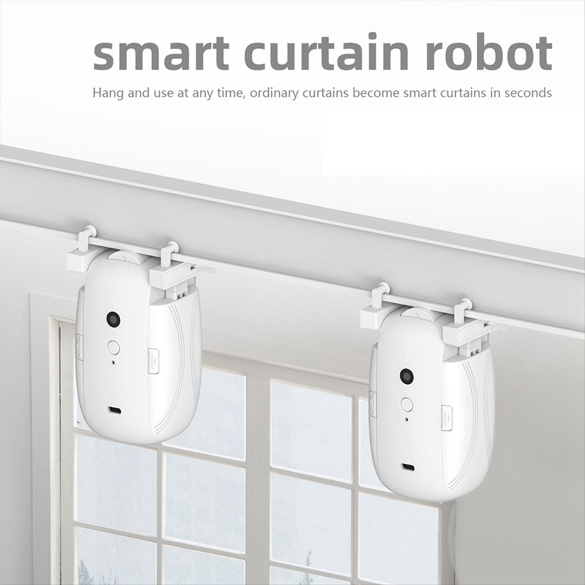 TUYA Smart ZigBee Curtains Robot T/U-Rail Tracks Automatic Curtain ...