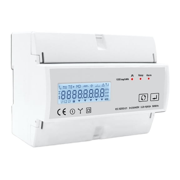 TUYA Three Phase Energy Meter 3*230V 50/60Hz Timer Power Meter TAC7321C ,Easy to Install