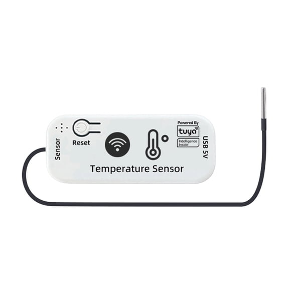 TUYA WIFI Temperature Sensor APP Remote Monitor Tuya Waterproof Temperature Sensor 2.4G WiFi Smart Home 2M