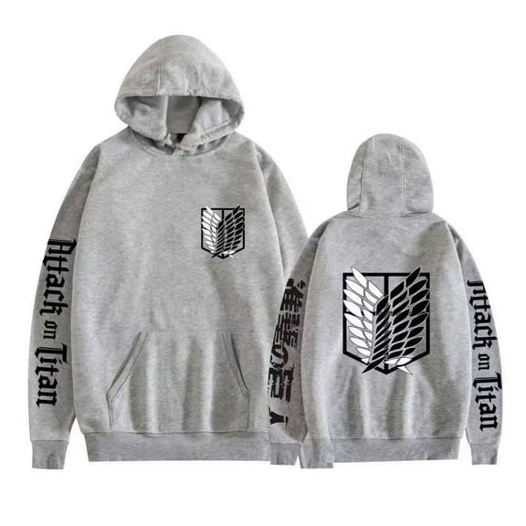 TUYKMDXAZE Anime Attack on Titan Printed Sweatshirt Unisex Hoodie Sweater Cosplay Men Women Long Sleeve Pullover