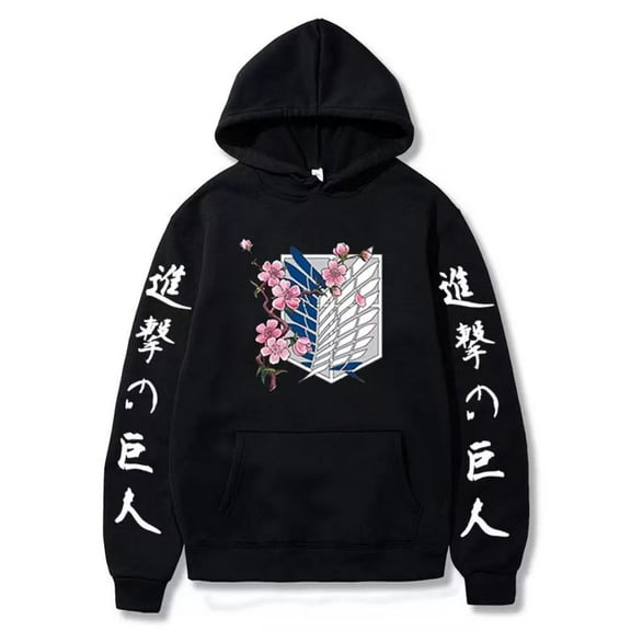 TUYKMDXAZE Anime Attack on Titan Printed Sweatshirt Unisex Hoodie Sweater Cosplay Men Women Long Sleeve Pullover