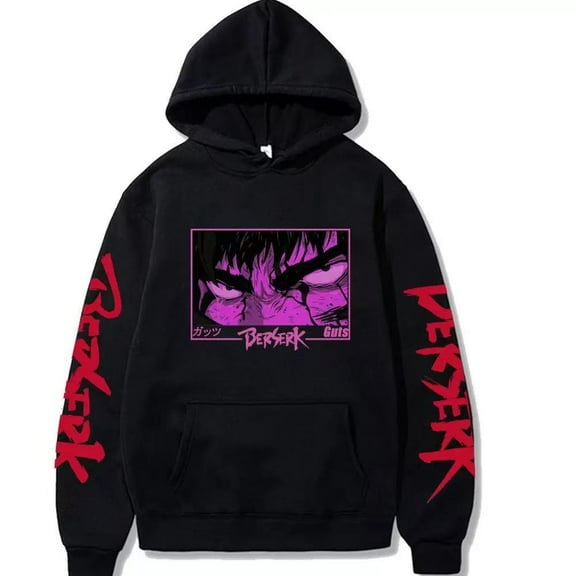 TUYKMDXAZE Anime Merch Berserk Hoodie 3D Japanese Cosplay Sweatshirts Pullover Hooded Sweater for Adult Men Women