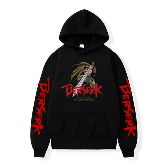 TUYKMDXAZE Anime Merch Berserk Hoodie 3D Japanese Cosplay Sweatshirts Pullover Hooded Sweater for Adult Men Women