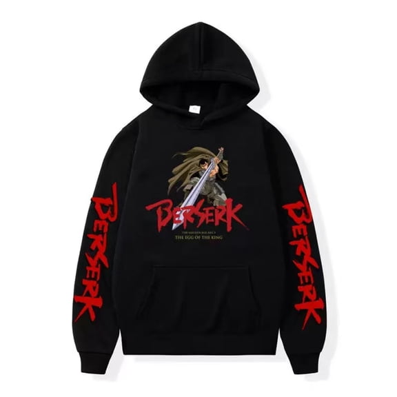 TUYKMDXAZE Anime Merch Berserk Hoodie 3D Japanese Cosplay Sweatshirts Pullover Hooded Sweater for Adult Men Women
