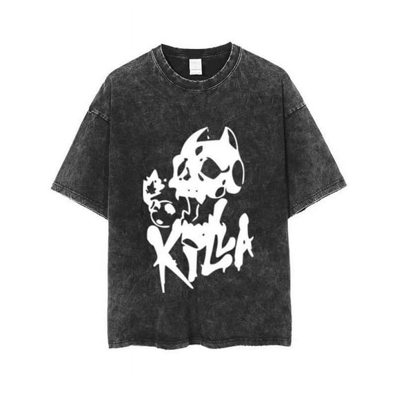 TUYKMDXAZE  Bioworld JoJo's Bizarre Adventure street style Short-Sleeve Washed Vintage Unisex T-Shirt