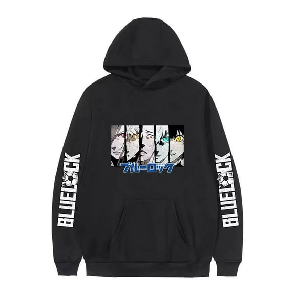 TUYKMDXAZE Blue Lock Anime Hooded Long Sleeve Sweatshirt Men Women Streetwear Casual Fashion Hoodies Unisex Clothes