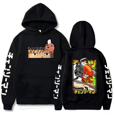 TUYKMDXAZE Chainsaw Man Casual hoodie Anime Printing Long Sleeve Unisex Oversized hoodies