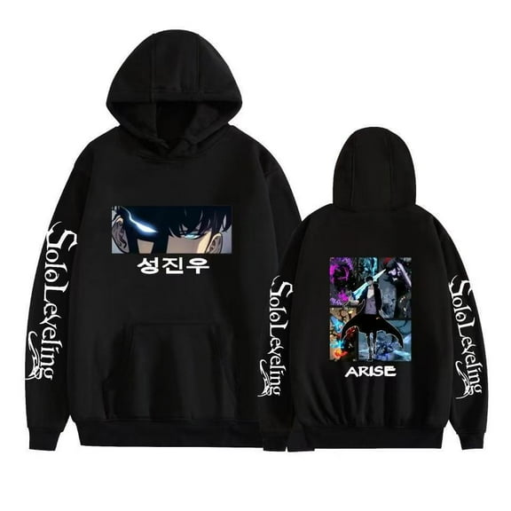 TUYKMDXAZE Solo Leveling Anime Casual Sports Hoodie, Unisex XS-3XL
