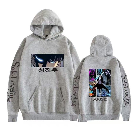 TUYKMDXAZE Solo Leveling Anime Casual Sports Hoodie, Unisex XS-3XL
